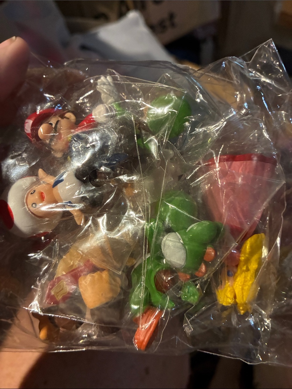 Nintendo Super Mario Figure Bundle - Green, Red, White, Yellow